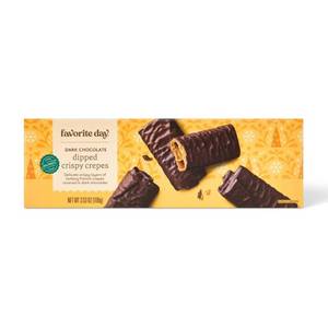 lot 3531 image: Christmas Dark Chocolate Crispy Crepes Cookies - 3.53oz - Favorite Day BB 8.11.26