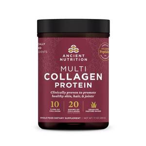 lot 3712 image: Ancient Nutrition Multi Collagen Protein Powder - Unflavored - 20 Servings 7.1 oz, Collagen Protein, 1-Pack BB 11.13.28