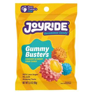 lot 3751 image: 6PK JOYRIDE Crunchy Candy Gummy Busters - 3.5oz BB 11.8.26