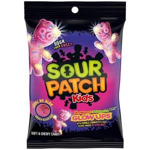 lot 3831 image: 3pk BB 3.18.26BB 2.20.26BB 12.12.26SOUR PATCH KIDS Glow Ups Strawberry-Watermelon Soft & Chewy Gummy Candy - 6.7oz