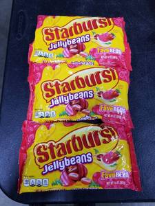 lot 4020 image: 3pk Starburst Jelly Beans FaveReds 14oz