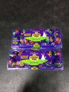 lot 4206 image: 2pk 12ct Mini Cadbury Creme Eggs