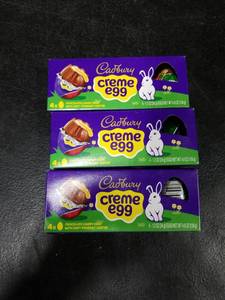 lot 4406 image: 3pk 4ct Cadbury Creme Eggs