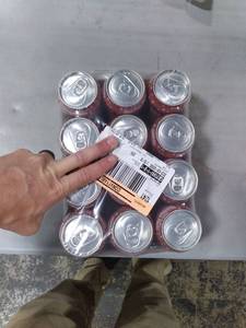 lot 4429 image: Cove Soda Cranmerry 12pk BB 10.10.26