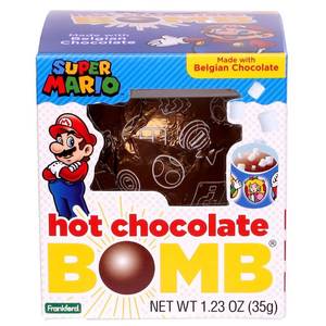 lot 4445 image: 12pk Super Mario Hot Christmas Chocolate Bomb - 1.23oz
