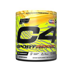 lot 4471 image: Cellucor C4 Sport Ripped Pre-Workout Powder - Popsicle Hawaiian Pineapple - 9.5oz20 Servings