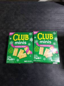 lot 4479 image: 2pk Club Minis Cinnamon Sugar - 11oz