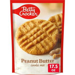 lot 4611 image: 2PK Betty Crocker Peanut Butter Cookie Mix BB 3.28.26