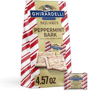 lot 4624 image: 4PK Ghirardelli SQUARES PEPPERMINT BARK