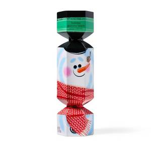 lot 4645 image: 3pk Christmas Cracker Candy Filled with Red, Green, White Gummy Bears - 3oz - Favorite Day (Character May Vary)