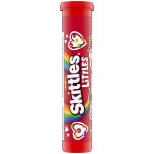 lot 4744 image: 3PK Skittles Littles Original Mini Candy Valentines Day Gift Mega Tube - 1.9oz BB 2.16.27