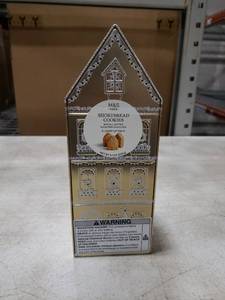 lot 4757 image: M&S Food Shortbread Cookies Light Up Tin 8.1oz
