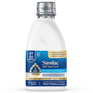 lot 4839 image: Similac 360 Total Care Advance Non-GMO Ready to Feed Infant Formula - 32 fl oz Kosher, Halal