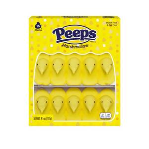 lot 4860 image: 3pk Peeps MARSHMALLOW CHICKS 15ct