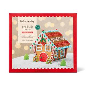 lot 4901 image: Christmas Pre-Built Gingerbread House Kit - 27.2oz - Favorite Day