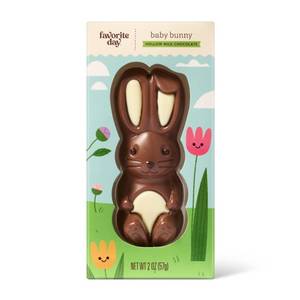 lot 4959 image: 2PK Spring Easter Milk Chocolate Hollow Bunny - 2oz - Favorite Day