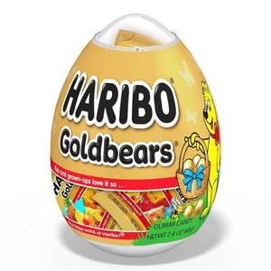 lot 4985 image: 3pk HARIBO Easter Goldbears Candy Eggs - 2.4oz
