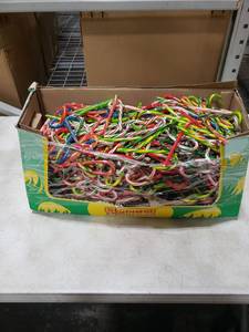 lot 4989 image: MASSIVE Box of Various Candy Canes