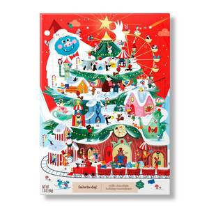 lot 4994 image: 2PK Christmas 24 Day Milk Chocolate Advent Calendar, Package May Vary - 1.9oz - Favorite Day