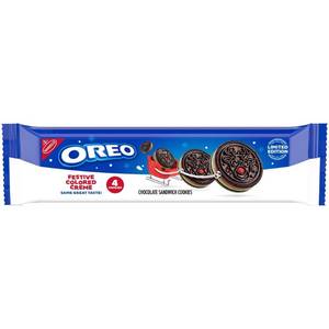 lot 5102 image: 4PK Oreo Red and Green Festive Limited Edition Christmas Cookies - 2.04oz