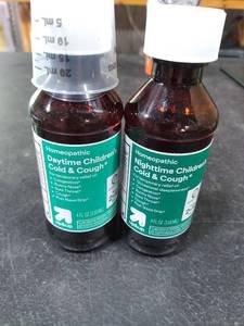 lot 5208 image: Up and Up Daytime and Nighttime Childrens Cold And Cough Medicine BB 5.28