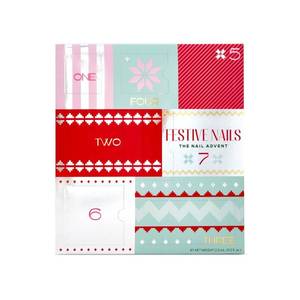 lot 3986 image: Advent 4 Fake Nails Gift Set - 7pc