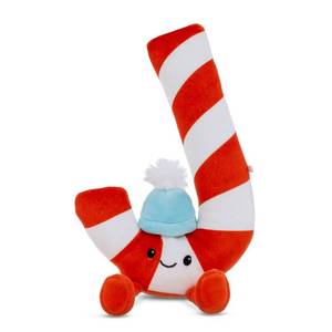 lot 4013 image: 9in Candycane Plush - Gigglescape
