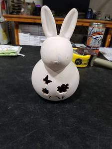 lot 4015 image: Terracotta Paintable Bunny