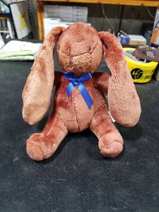 lot 4017 image: Small Brown Bunny Plush