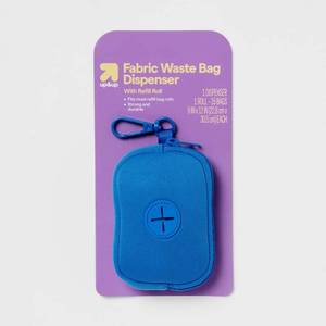 lot 4148 image: Fabric Dog Waste Bag Holder with Carabiner - up&up BAG NEEDS CLEANED