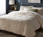 3pc King Jersey Comforter and Sham Set Oatmeal Heather - Threshold: Knitted, Zipper Closure, Machine Washable - Retail: $109