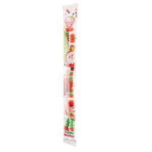 lot 5244 image: 10pk Galerie Santa Christmas Candy Necklace Flow Bag - 1.41oz