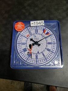 lot 5388 image: M&S Food Orange Flavored Jaffa Cakes in Clock Tin