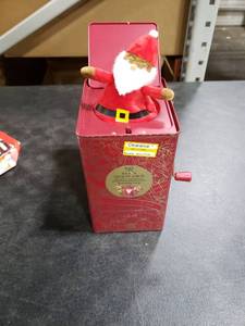 lot 5420 image: M&S Food Santa Jack In The Box with Shortbread Cookies