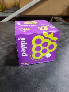 lot 5481 image: Poppi Prebiotic Grape Soda 4pk
