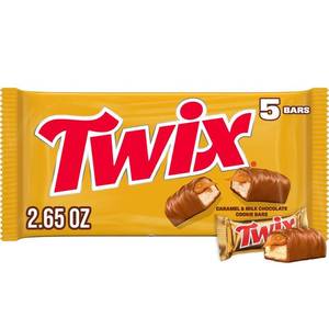 lot 5528 image: Twix Fun Size Candy Bars - 2.65oz5ct