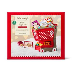 lot 5555 image: 2PK Mini Target Shopping Cart Christmas Cookie Kit - 22oz - Favorite Day