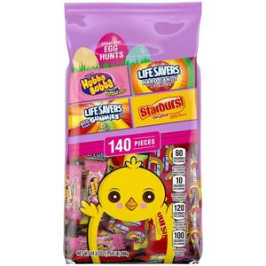 lot 5739 image: Skittles, Starburst, Life Savers & Hubba Bubba Easter Candy Basket Stuffers - 24.57oz140ct