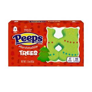 lot 5890 image: 24pk Peeps Trees Christmas Candy - 1.5oz3ct