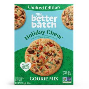 lot 5980 image: My Better Batch Holiday Cheer Cookie Mix - 16oz