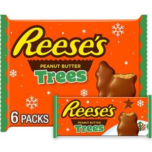 lot 6002 image: 2PK Reeses MILK CHOCOLATE TREES, PEANUT BUTTER