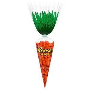 lot 6041 image: 8pk Reeses Pieces Peanut Butter Easter Candy Gift Bag - 2.2oz