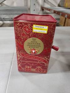 lot 6159 image: M&S Food Santa Jack in the Box with Star Shaped Shortbread Cookies