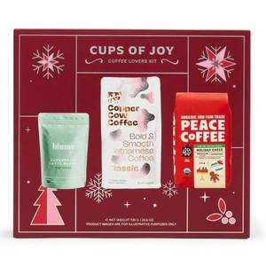 lot 6222 image: Cups of Joy Coffee Gift Set - 25.6oz3pc