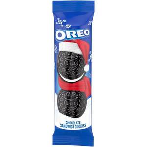 lot 6337 image: 3pk Oreo Chocolate Sandwich Limited Edition Christmas Stocking Stuffer Cookies - 4oz