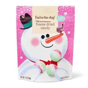 lot 6406 image: 3pk Freeze Dried Peppermint Christmas Candy - 1.2oz - Favorite Day