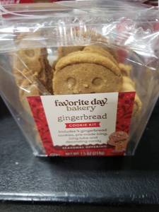 lot 6465 image: 2pk Favorite Day Gingerbread Cookie Decorating Kit