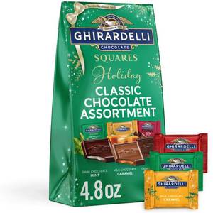lot 6497 image: 2pk Ghirardelli Christmas Candy Classic Chocolate Assortment Bag - 4.8oz