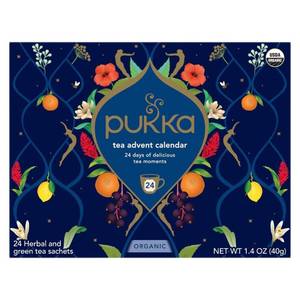 lot 6592 image: Pukka 2025 Variety Tea Bags Advent Calendar - 24ct