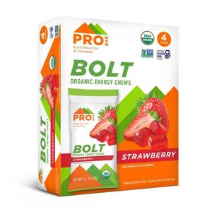 lot 6593 image: PROBAR Strawberry Bolt Energy Chew - 8.4oz4pk Sports Performance, Endurance